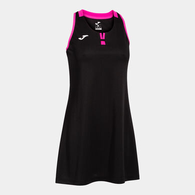 Vestido mujer Ranking negro rosa flúor