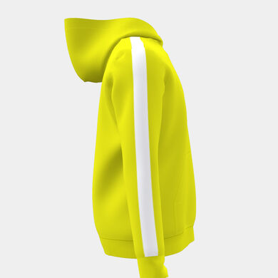 Hooded sweater junior Stripe lime