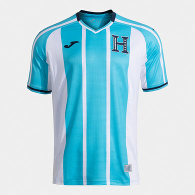 T-shirt manga curta equipamento secund&aacute;rio Federa&ccedil;&atilde;o Nacional De Futebol Das Honduras