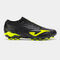 Football boots Evolution 25 artificial grass black yellow