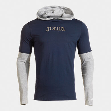 Tricou cu m&acirc;necă lungă bărbaȚi Urban Street bleumarin