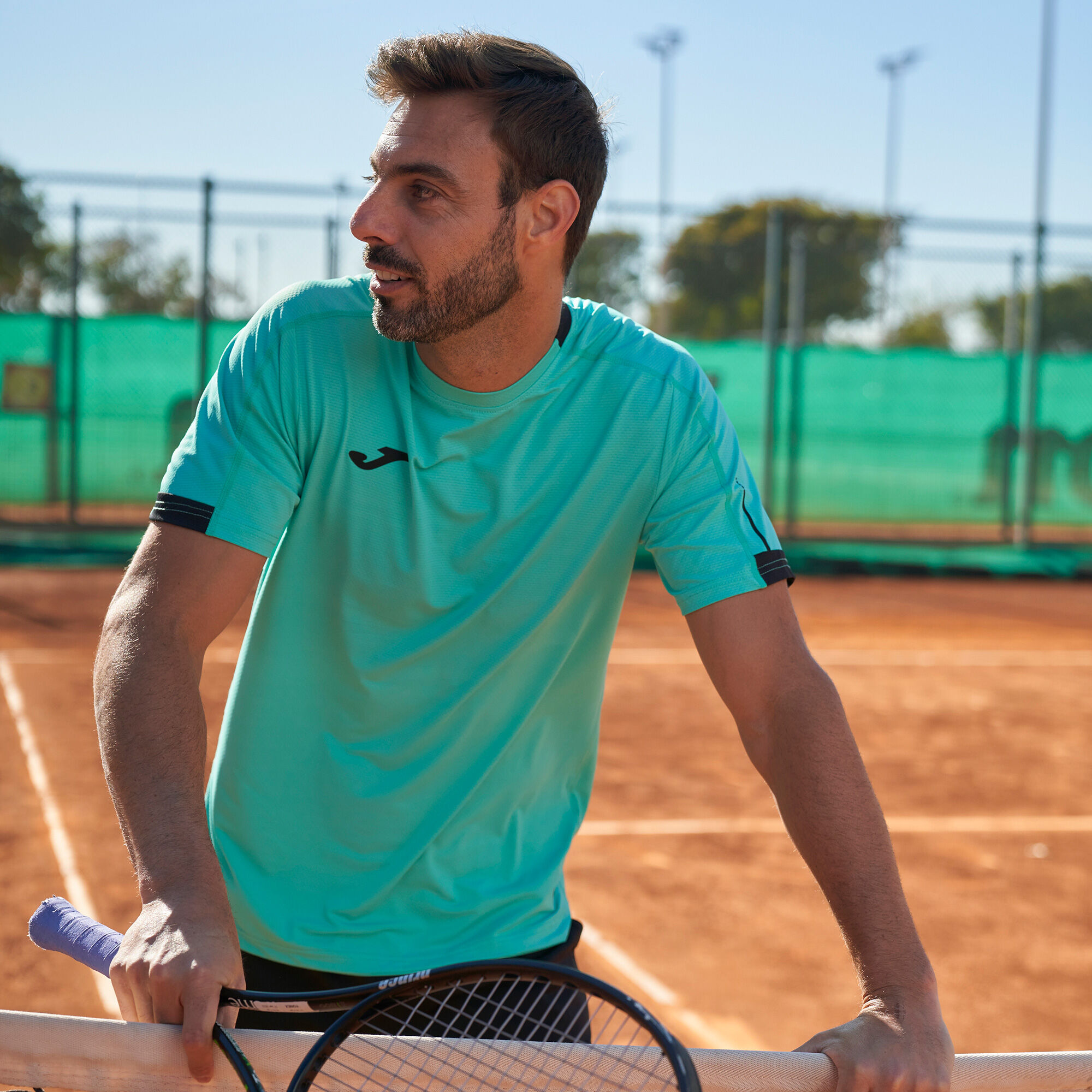 Maglia a manica corta uomo Smash verde