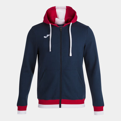Chaqueta con capucha hombre Confort II marino rojo