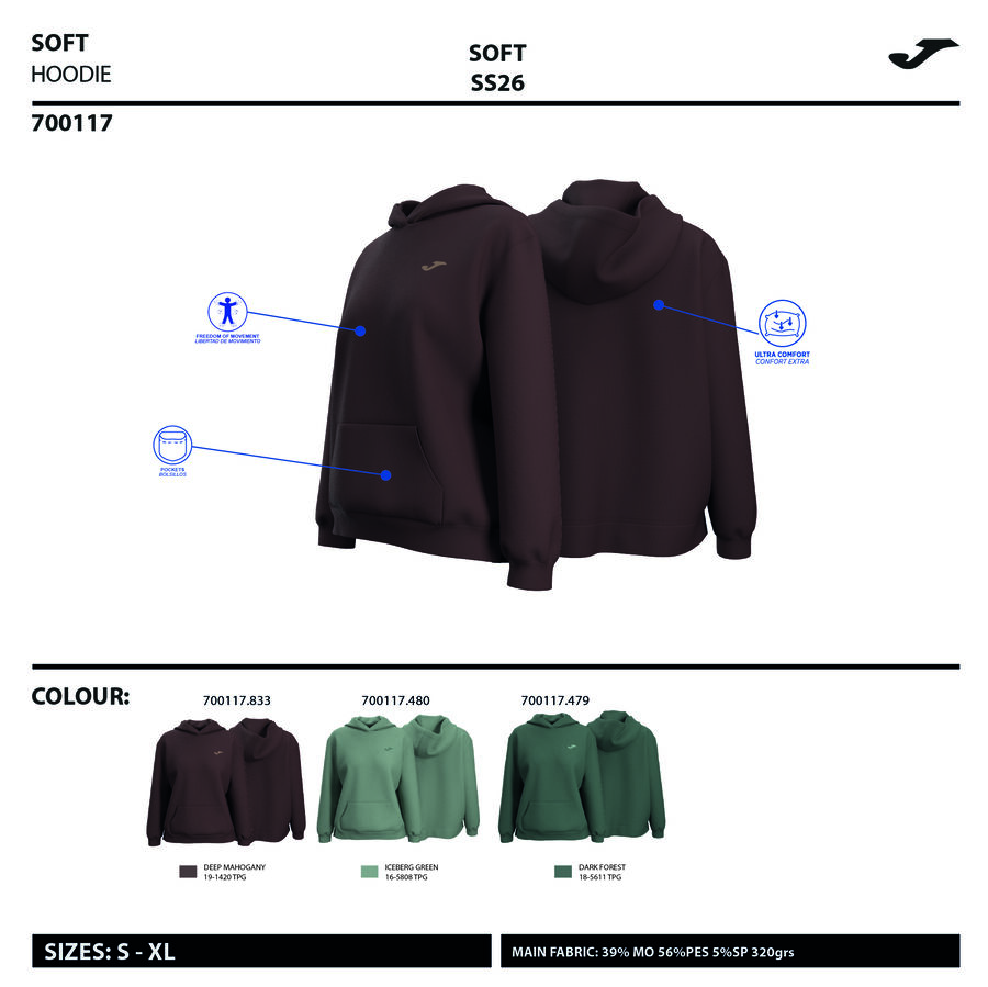 SUDADERA CON CAPUCHA BREATH