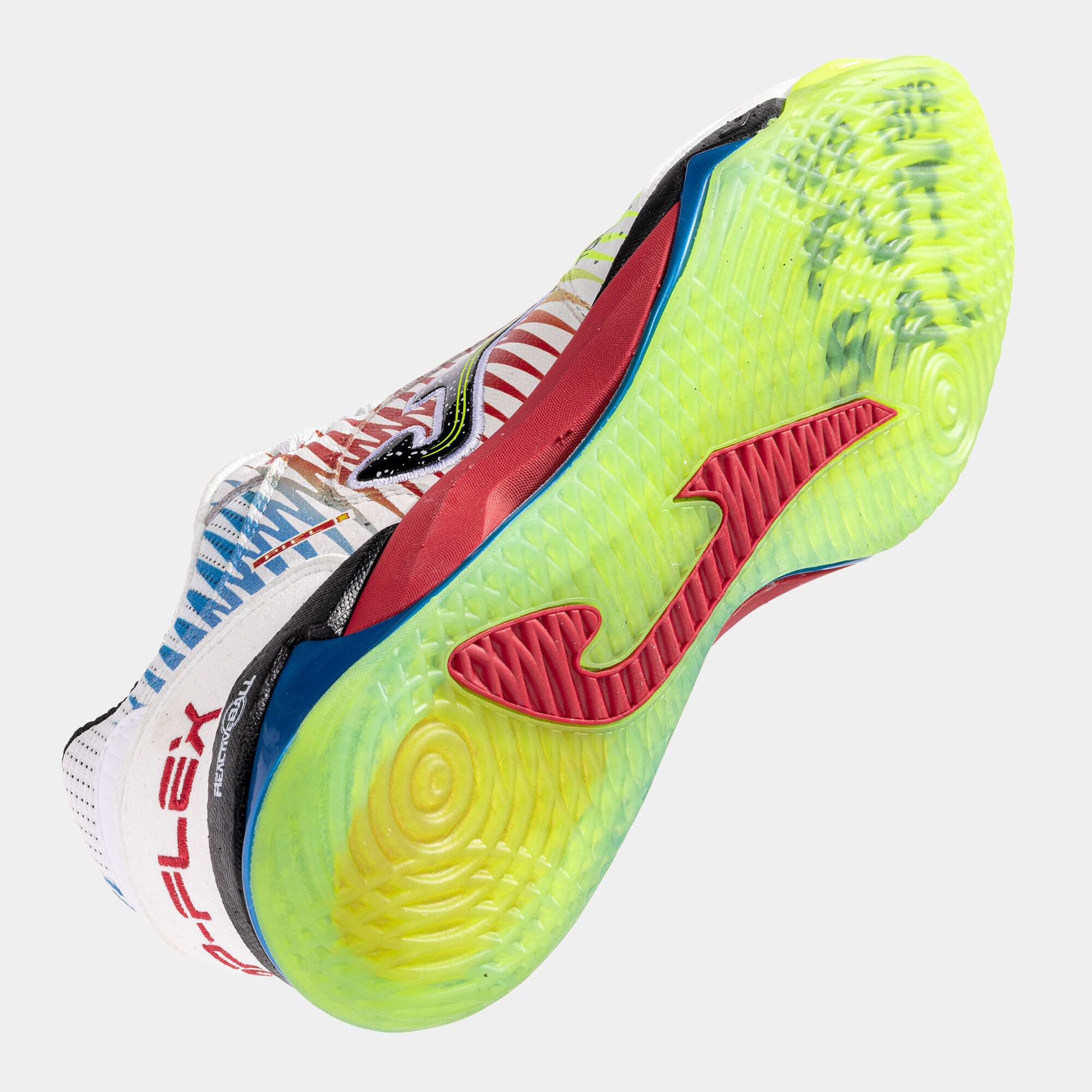Futsal shoes Top Flex Plus indoor white yellow red | JOMA®