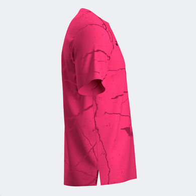 Camiseta manga corta hombre R-Night fucsia