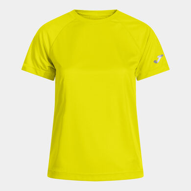 Shirt short sleeve woman Iconic fluorescent yellow