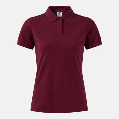 Polo shirt short-sleeve woman Bali III burgundy
