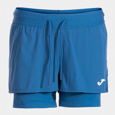 Shorts woman Sculpture II blue