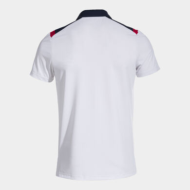Polo manga corta hombre Toledo blanco marino
