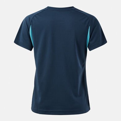 Camiseta manga corta mujer Championship 20 dark navy amarillo fl&uacute;or