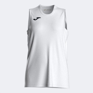 Camiseta sin mangas mujer Final Basket III blanco
