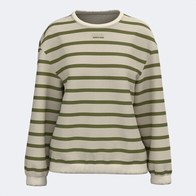 Sweatshirt woman Mimetic green