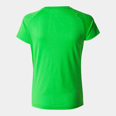 Camiseta manga corta mujer Elite IX verde fl&uacute;or