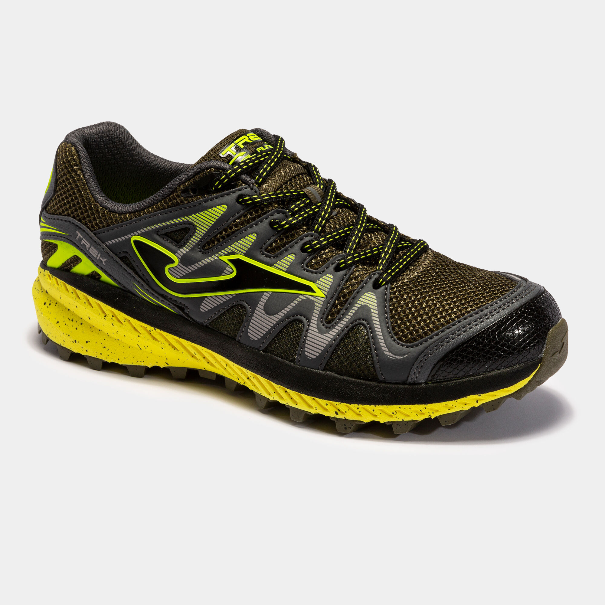 Trail-running shoes Trek 22 man gray yellow