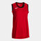 Canotta donna Final Basket III rosso nero