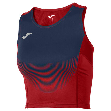 Tanktop woman Elite VI red navy blue