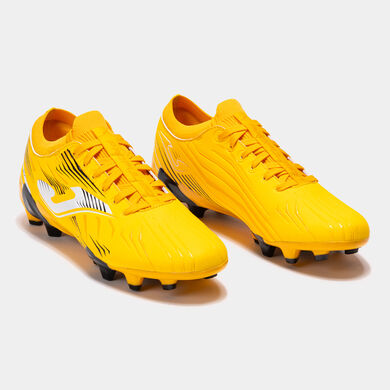 Botas fútbol Propulsion 25 terreno firme FG amarillo