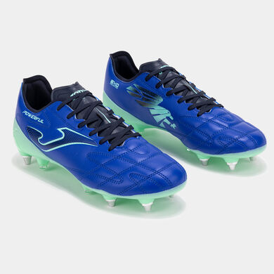 Scarpe da calcio Powerfull 26 terreno morbido SG blu royal
