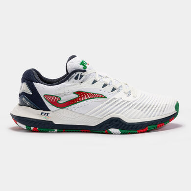 Scarpe Point 22 Federazione Italiana Tennis E Padel superficie dura uomo bianco