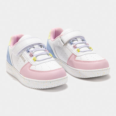 Zapatillas casual Pipe Jr 25 junior blanco rosa