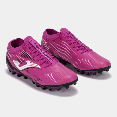 Botas fútbol Propulsion Top 25 césped artificial AG fucsia