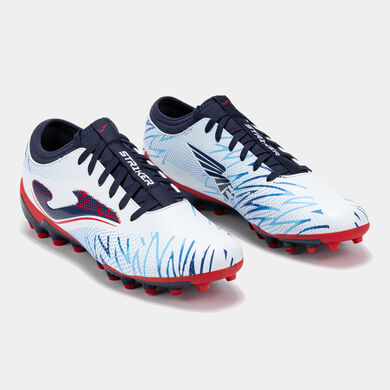 Football boots Striker 25 artificial grass blue navy blue