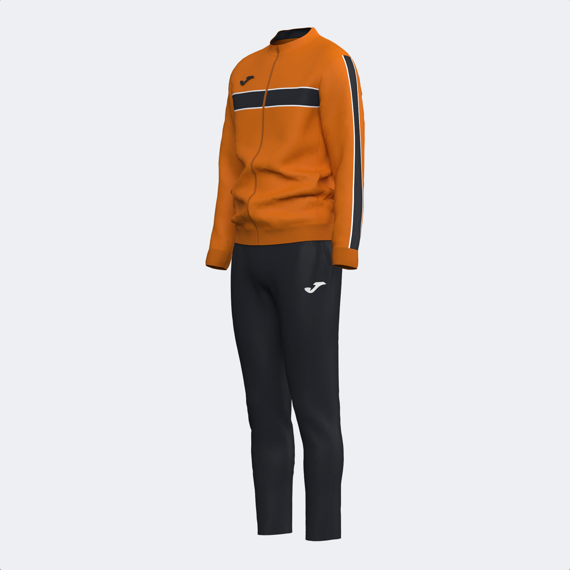 Black and orange tracksuit shop