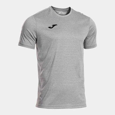 Kurzarmshirt mann Olimpiada melange-grau schwarz