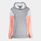 Felpa con cappuccio donna Park grigio melange