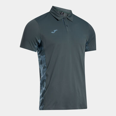 Polo shirt short-sleeve man Challenge gray