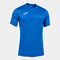 Shirt short sleeve man Montreal royal blue