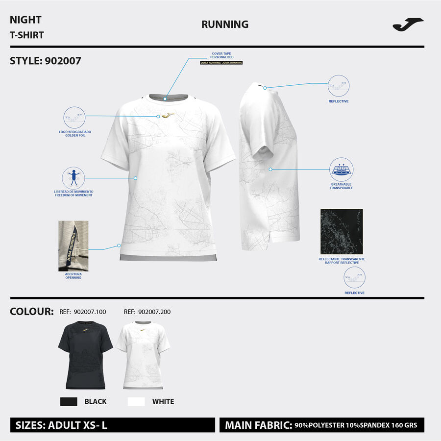 CAMISETA MANGA CORTA R-NIGHT