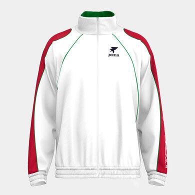 Jacke mann Futbol Retro Mundial 2026 wei&szlig; rot