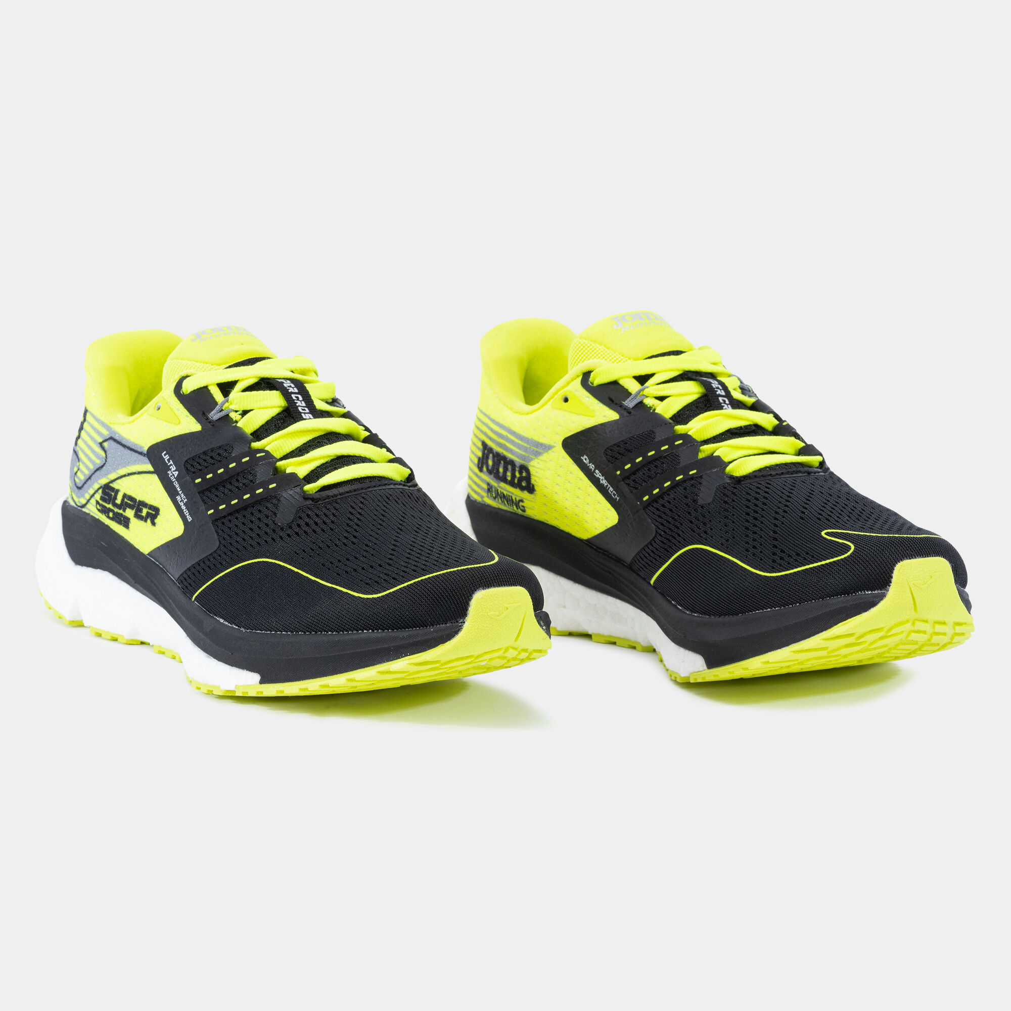  Joma Men's Running Shoes, Black Fluorescent Yellow, 45