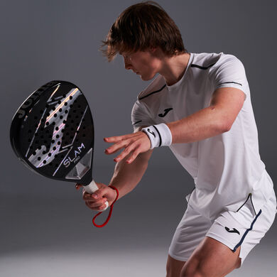 Pala de pádel SLAM PRO negro plata