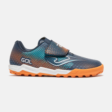 Football boots Gol Junior Barefoot 26 turf junior navy blue