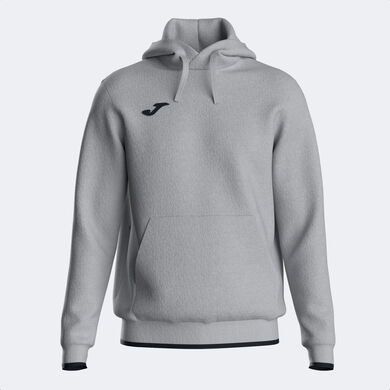 Hooded sweater man Olimpiada melange gray
