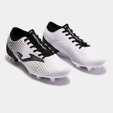 Botas fútbol Propulsion Cup 23 terreno firme FG blanco negro