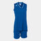Conjunto mulher Atlanta azul royal branco