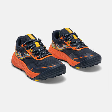 Trail-running shoes Kubor Jr 26 junior navy blue orange