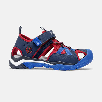 Casual flip-flops S.Lake Jr 26 junior navy blue red