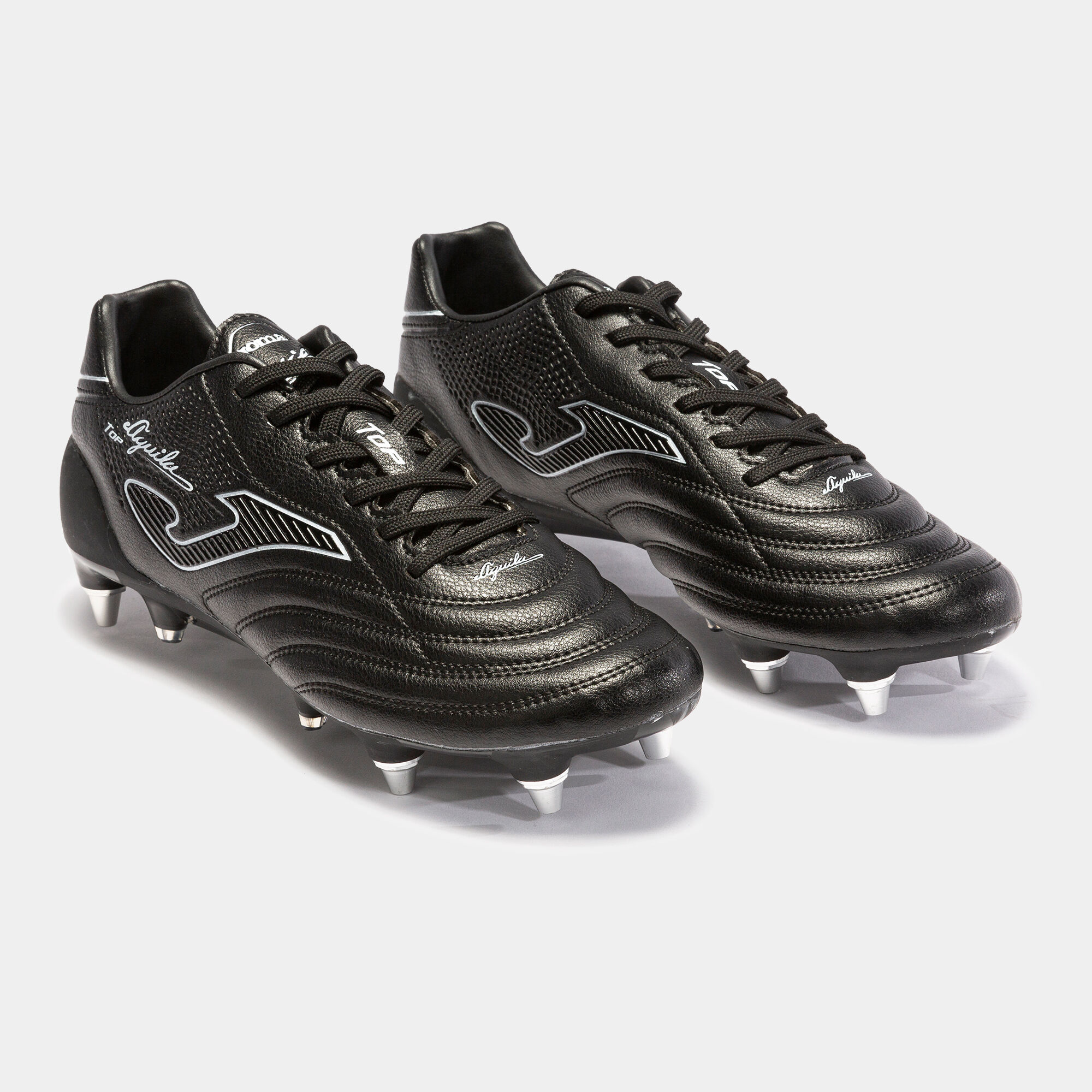 Chaussures football Aguila Top 21 terrain souple SG noir