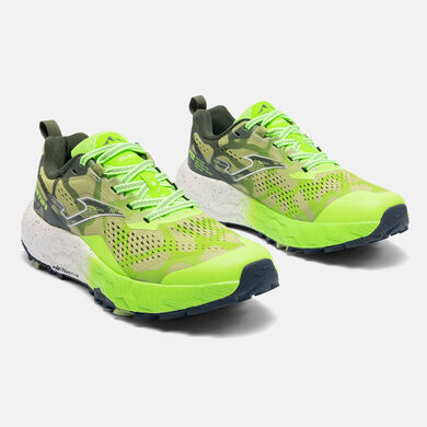 Zapatillas trail Sima 26 hombre verde fl&uacute;or