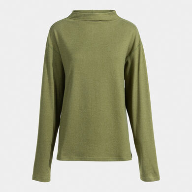 Sweatshirt woman Mimetic green