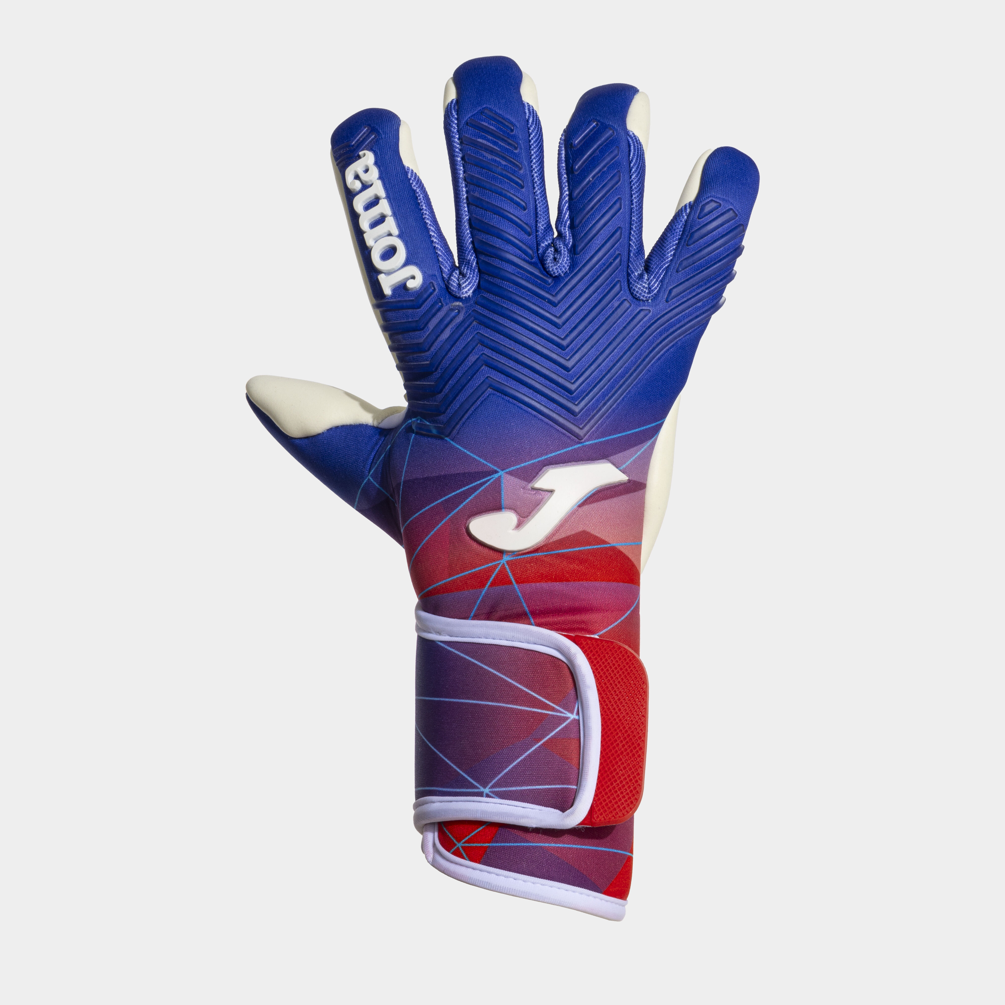 Football goalkeeper gloves Area 24 red navy blue
