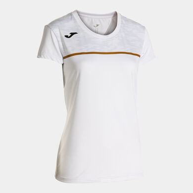 Shirt short sleeve woman Record III white