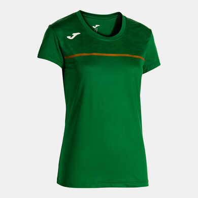 T-shirt manga curta mulher Record III verde
