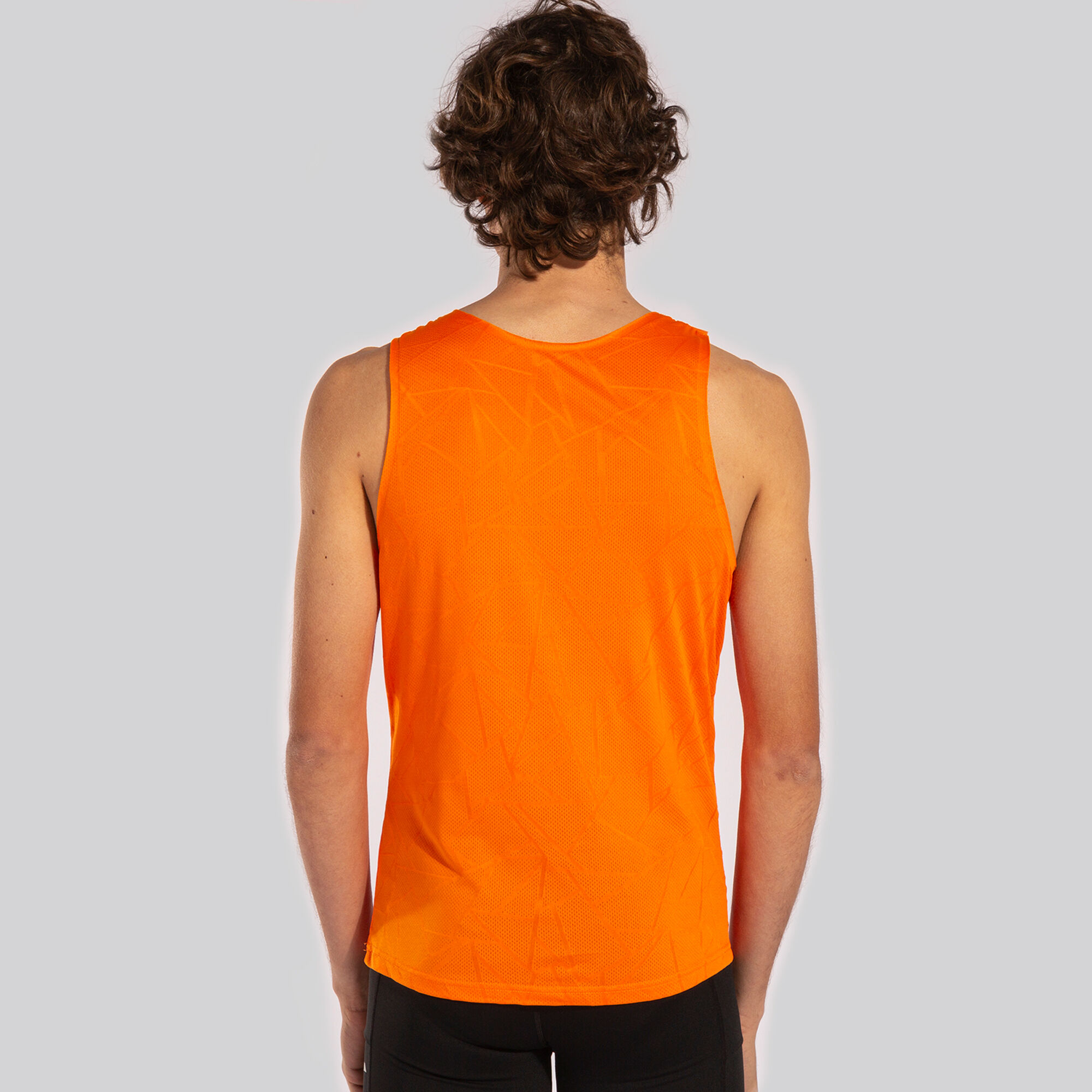 Camiseta tirantes hombre Elite IX naranja
