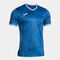 Shirt short sleeve man Gold VII royal blue white